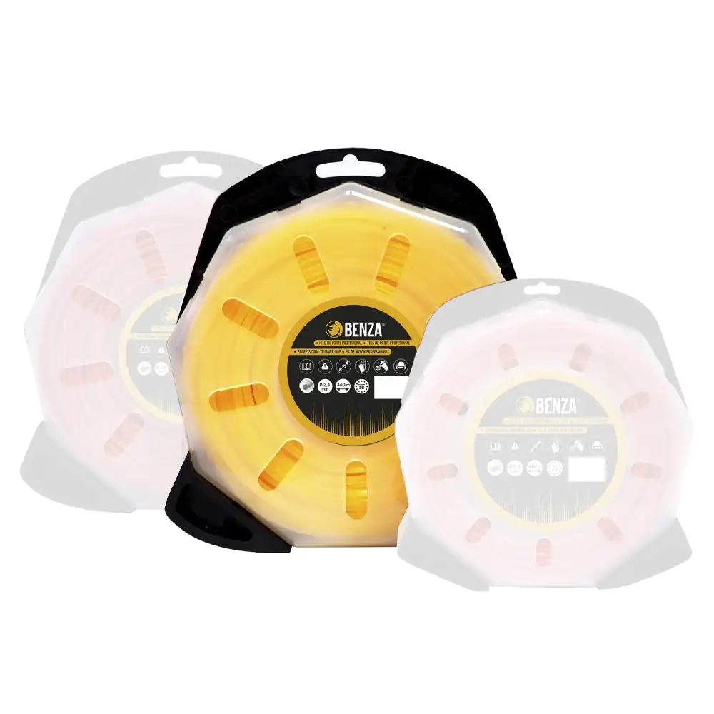 Fio Nylon Redondo 3,0MM X 56M Benza - Fio Nylon Redondo 3,0MM X 56M Benza